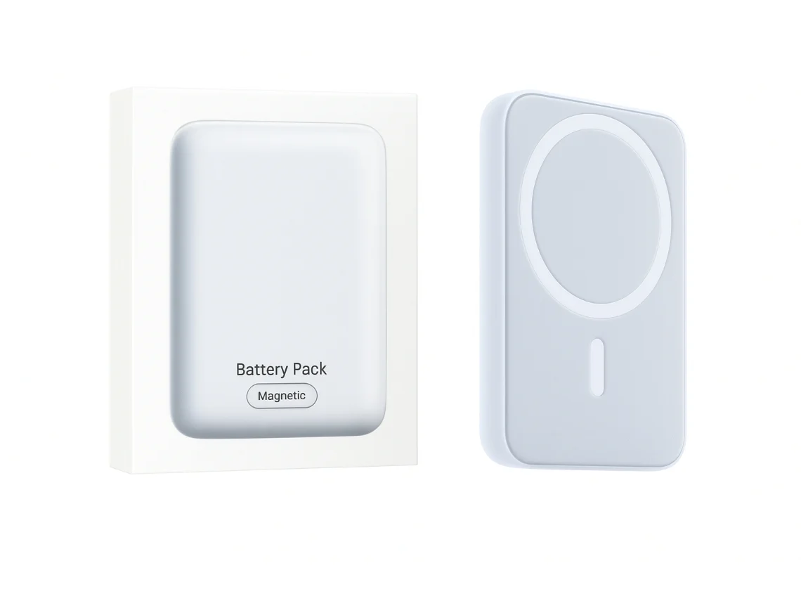 Power Bank Wireless Magsafe 5000mah Skyhe 1109 Para Apple Iphone 17 Branco