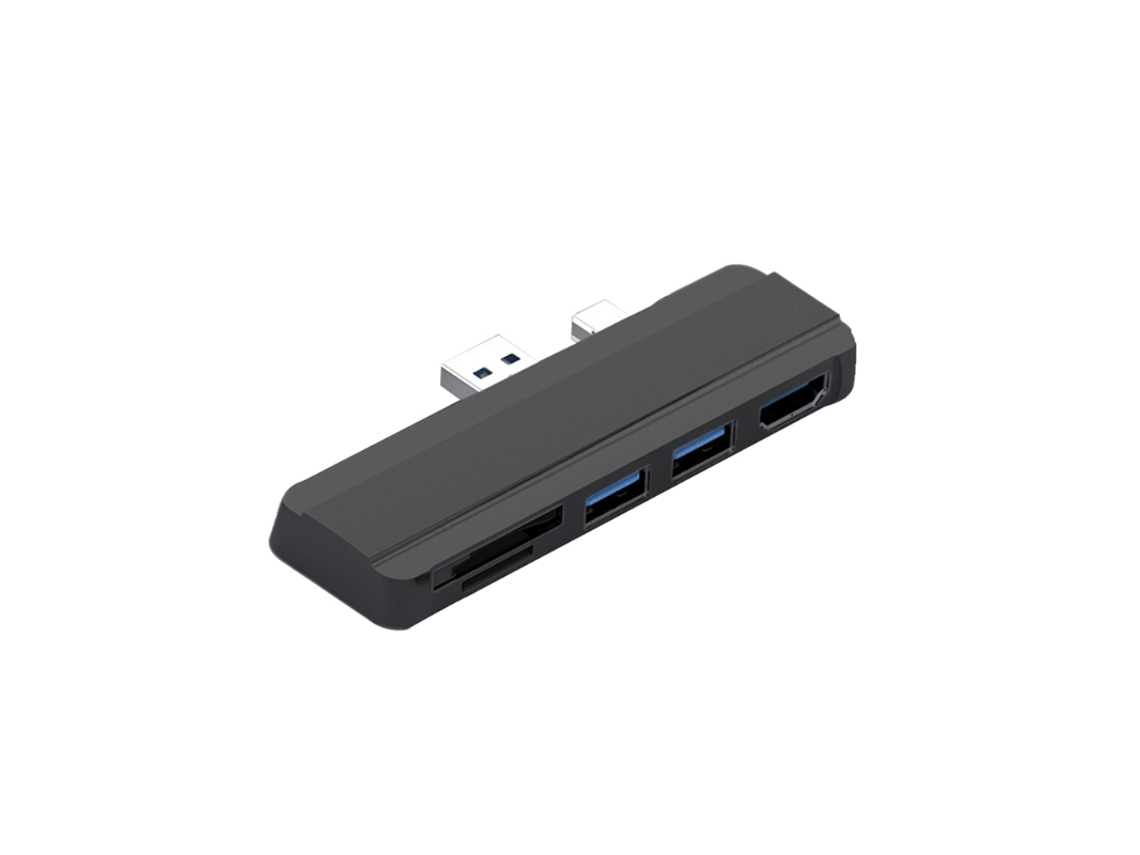 Estação De Ancoragem Bestvite Hub Usb 3.0 Para Surface Pro 4/5/6 Preto