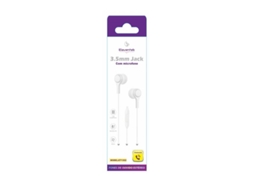 Auricular com Fio 3.5Mm Jack-Branco ELEVENTEK