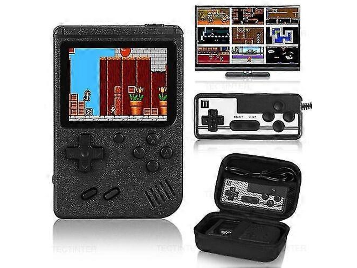Mini Console De Videogame Retrô Portátil Com 400 Jogos Integrados, 8 Bits, 3 Polegadas E Controle Ly Ebike