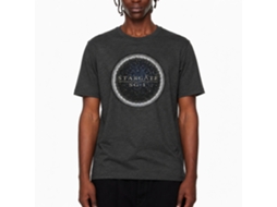 Rockinstone Stargate Sg1 Heather Black Adult T-shirt Size:xl