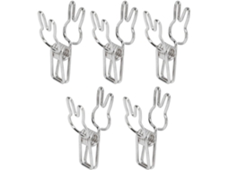 Clipes de metal para arquivos, design adorável de coelho, forte poder de fixação para uso escolar e fora da mesa, 100 unidades.
