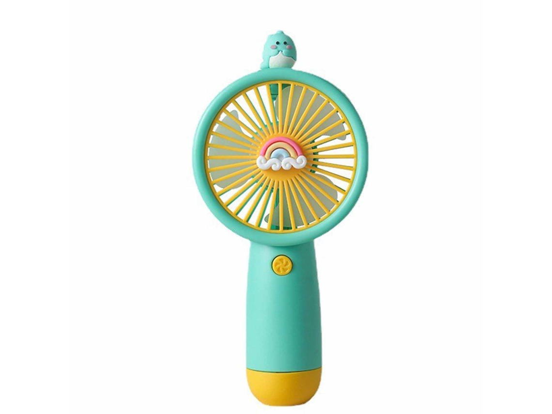 Ventilador Portátil Carregável Cute Cartoon para Crianças