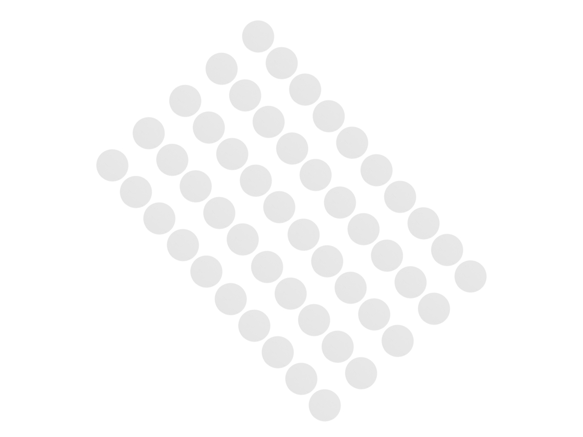 50 Piezas De Tarjeta Moneda Nfc Pvc Blanca Redonda De 25mm En Blanco Para Control De Acceso Y Asistencia
