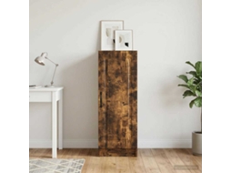 Vidaxl Buffet Carvalho Fumado 33 X 34,5 X 87 Cm Derivados De Madeira