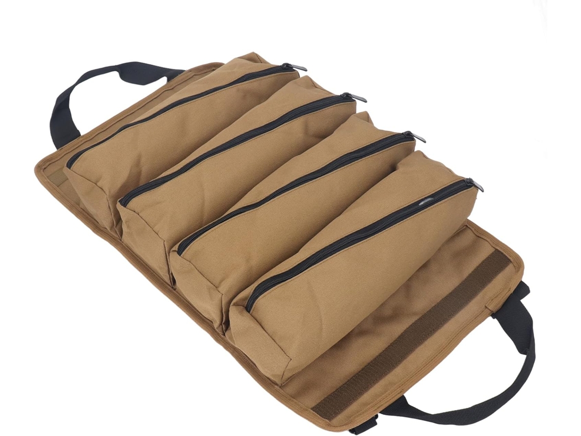 Bolsa de ferramentas com rodinhas Sorandy, portátil, em tecido Oxford, com grande capacidade para reparos, ideal para