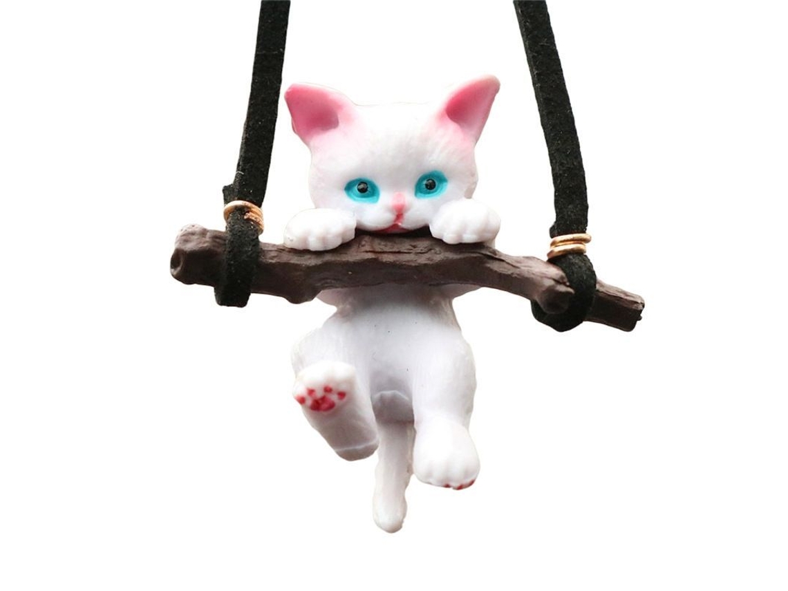 Pingente de Gato Nova Line para carro, decorativo, fofo | S/MARCA
