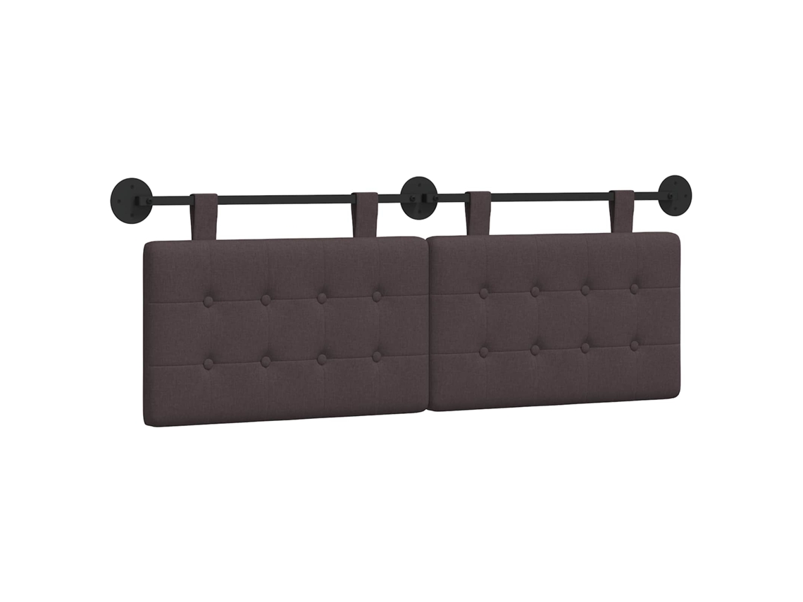 Conjunto 1 Cabeceira De Quarto Vidaxl Castanho Tecido (150 X 55 X 5 Cm)
