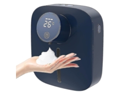 Design Moderno Distribuidor Automático De Sabão, Montagem De Parede Recarregável Sem Toque Para Banheiro E Cozinha, Com Duração De Bateria Até 6 Meses