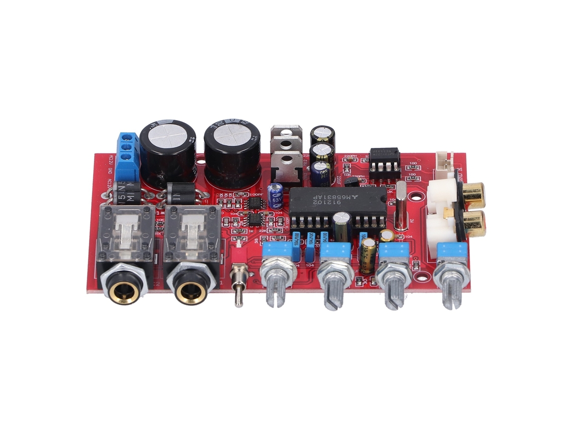 Módulo Placa Pré-amplificador Microfone Karaoke Yj0026-ok