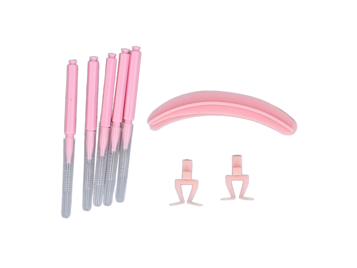 Separador De Cílios Reutilizável Lavável Em Silicone Ferramenta De Lifting De Cílios Suprimentos Para Salão Rosa