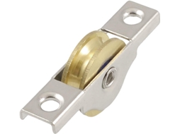 Disco de Janela Basculante com Rolamento Duplo e Roda de Rolete Simples de 22 Mm CHABERLU