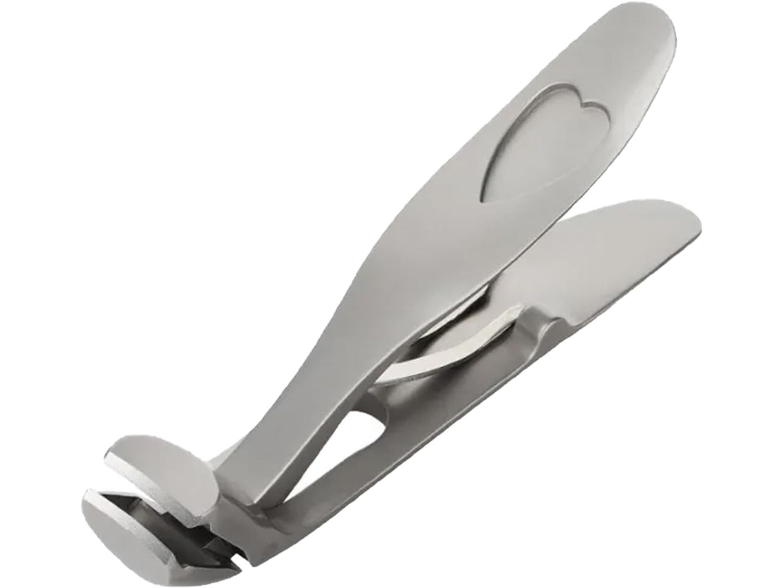 Cortador de unhas para unhas grossas, cortador de unhas ergonômico com cabeça angular para idosos, cortador de unhas Slowmoose Silver Shirem