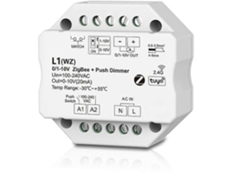 Controlador De Dimerização De Sinal, Wi-fi Zigbee De Alta Tensão Para Cores Únicas/duplas Com Controle De Dimerização Por Aplicativo Inteligente.
