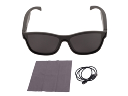 Aetheria lentes Bluetooth Inteligentes com Controle Táctil Som Hifi Estéreo para Esportes Música Preto
