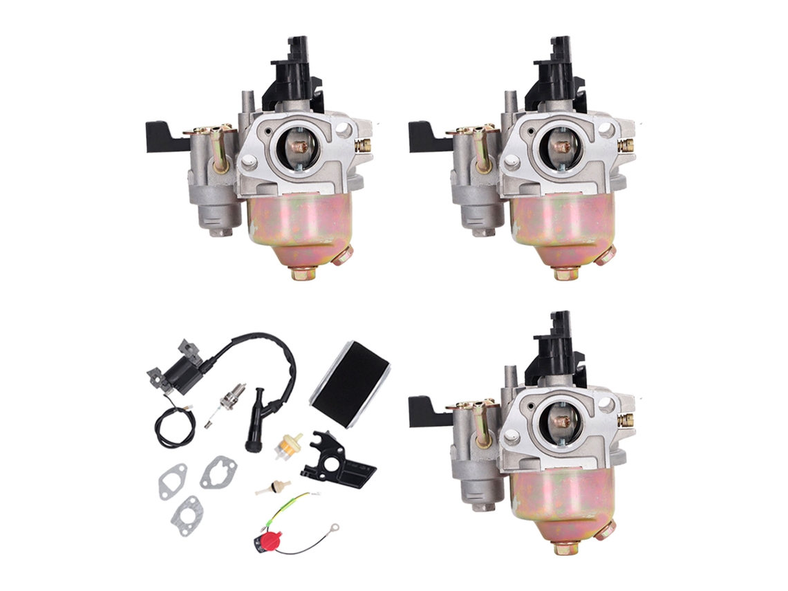 Kit Carburador Gx160 Gx200 Com Filtro De Ar 17210 Ze1 517 Para Motor Gx120 5hp 5.5hp 6.5hp