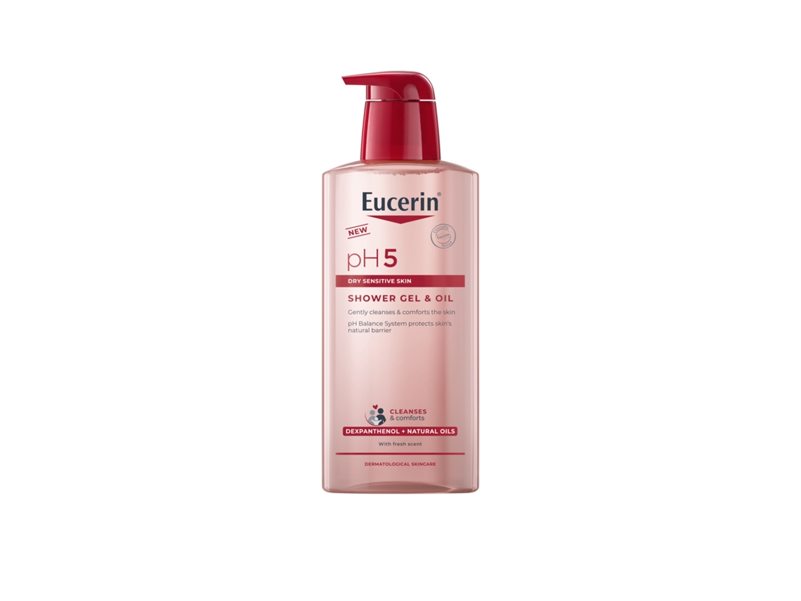 Gel E Óleo De Banho - Eucerin - Ph 5 - 400 Ml - Hipoalergênico - Pelos Secos E Sensíveis
