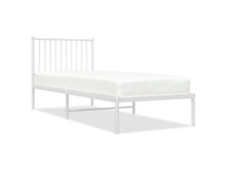 Bed Frame, Bed Frames Vidaxl Branco Aço (80 X 200 Cm)