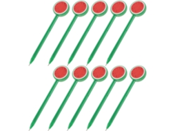 10 Canetas De Gel Reutilizáveis Plástico Verde, Materiais Escrita