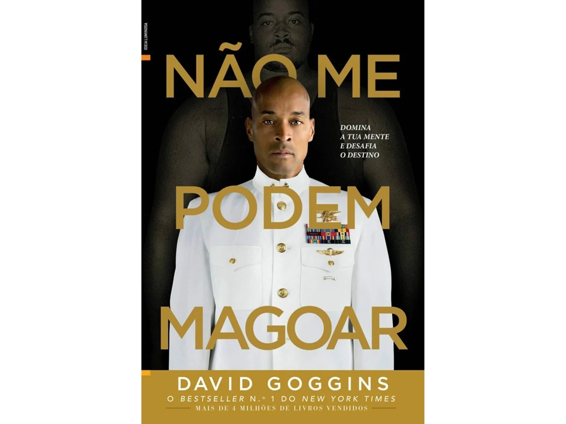 Livro Não Me Podem Magoar de David Goggins (Português)
