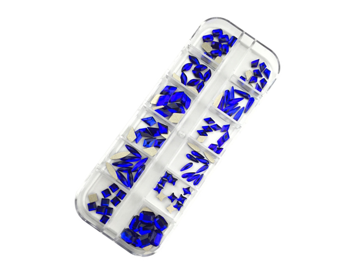 Arte De Unhas 3D Com Strass E Pedras De Cristal Planas Para Decoração De Unhas Faça Você Mesmo -St-09 ZMDECQNA