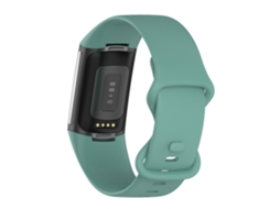 Pulseira de substituição de TPU macio para relógio inteligente Fitbit Charge 5 Ly Ebike (grande)