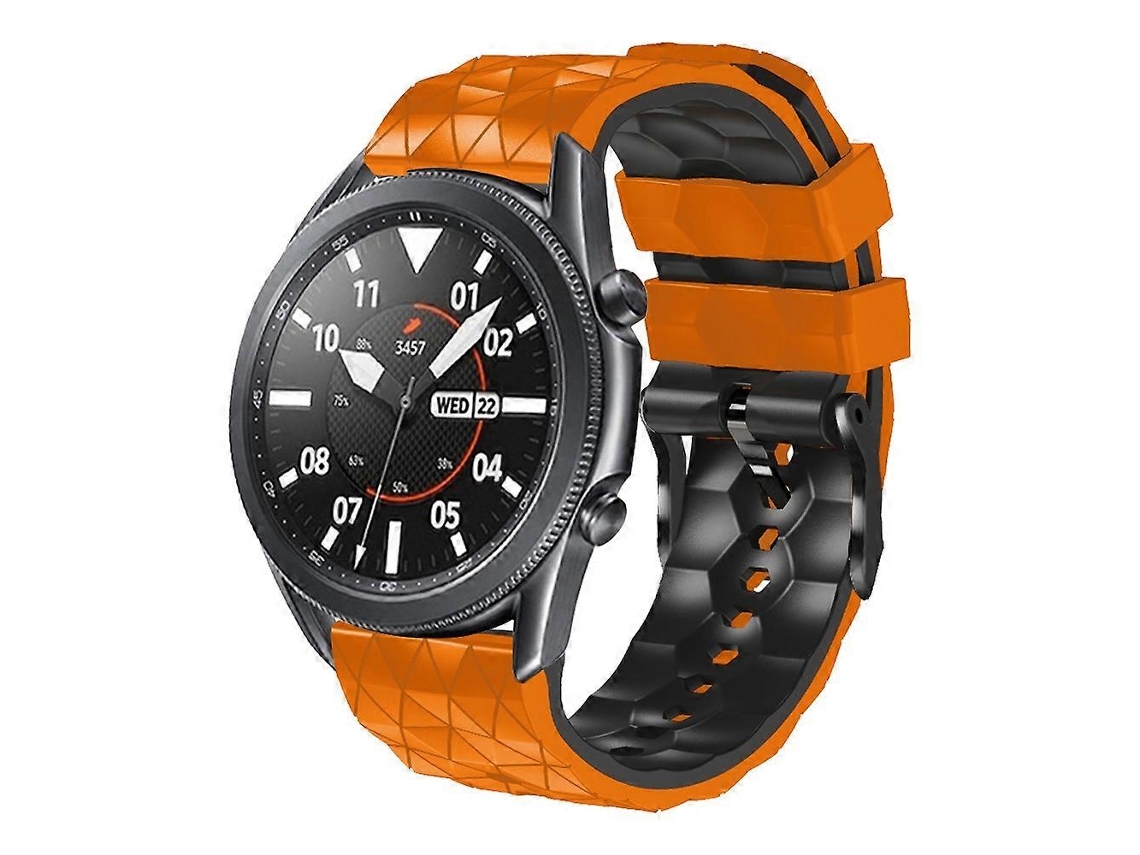 Pulseira De Silicone Bicolor Com Estampa De Futebol Para O Relógio For Honor Gs Pro De 22 Mm.