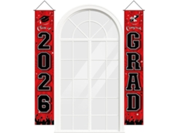 Banner de Formatura 180 X 30 Cm, Fundo para Parabéns, Decoração 2026 Uso Interno e CHABERLU