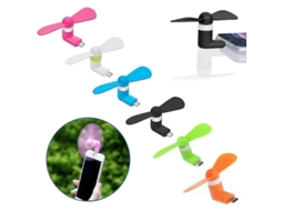6 pack de mini ventiladores portáteis Type C com conexão USB Type C para celular