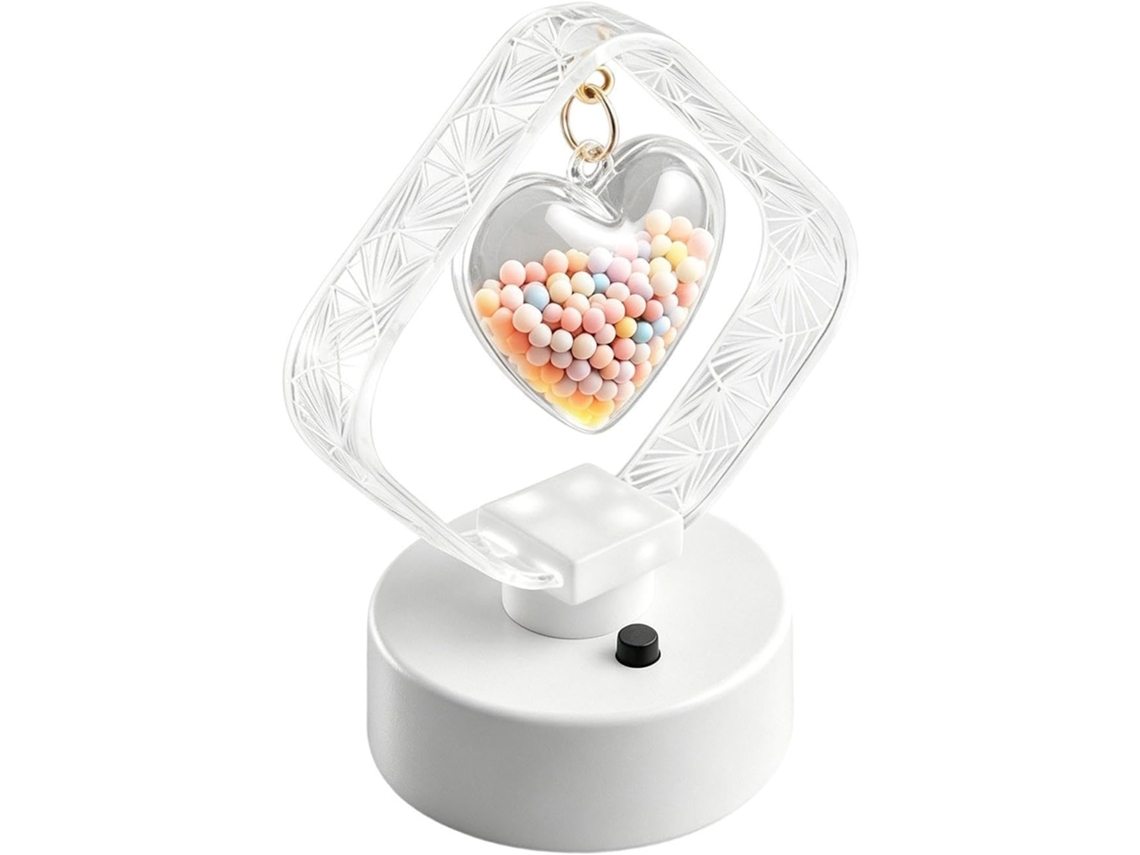 Luminária noturna infantil, pequena lâmpada de acrílico para criar diferentes ambientes.