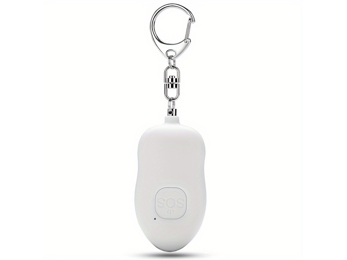 Alarme Pessoal Usb Recarregável de 130 Db - com Luz Led para Chaveiro , Carregamento Durável STELASPLEN (adequado Mulheres e Idosos)