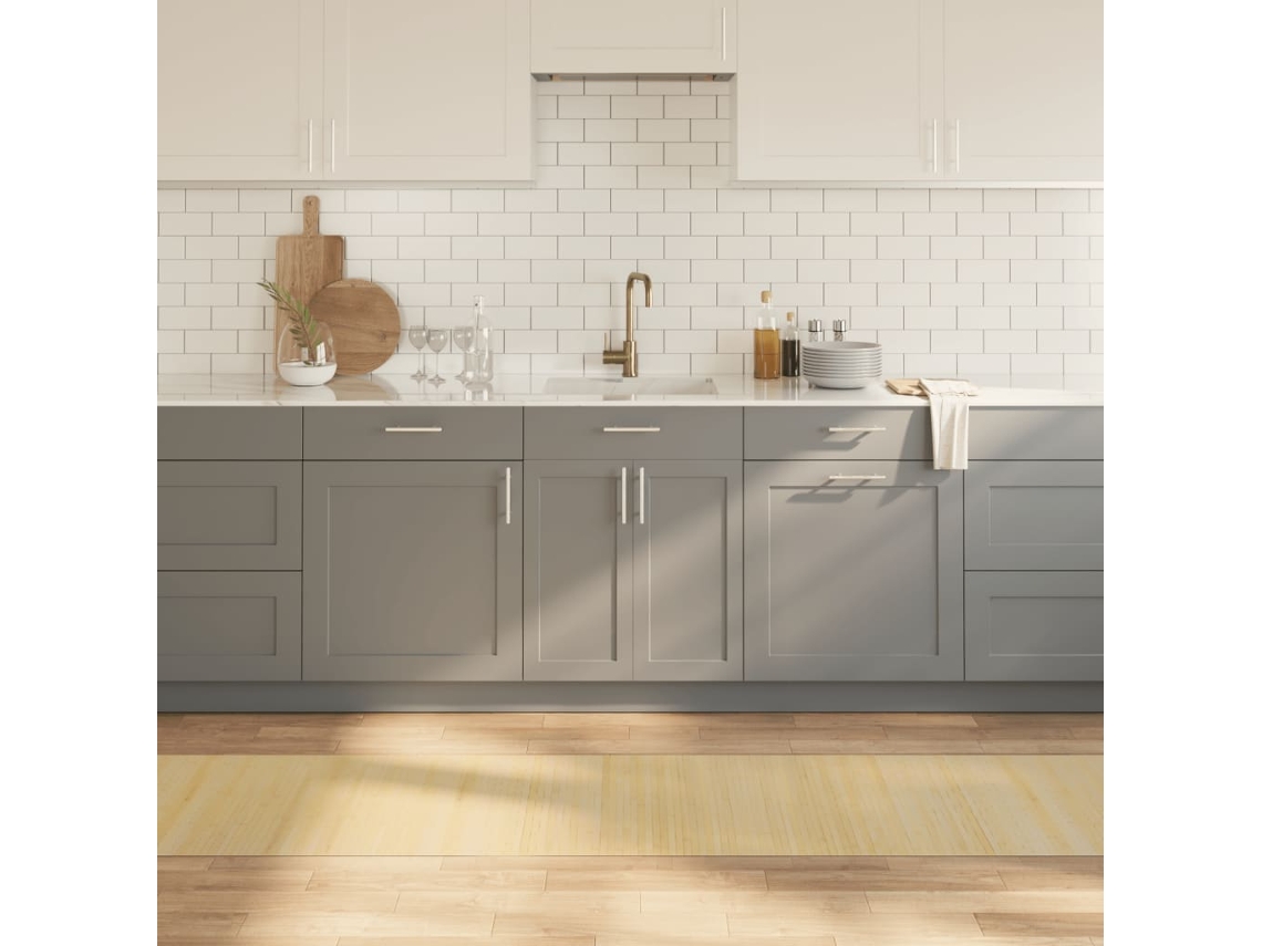 Vidaxl Tapete Retangular 60x300 Cm Bambu Cor Natural Clara
