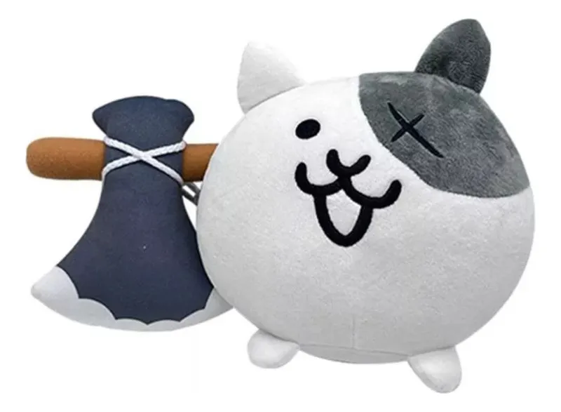 Na 1 The Battle Cats Pelúcia 33cm, Fofo E Maciovayotoy