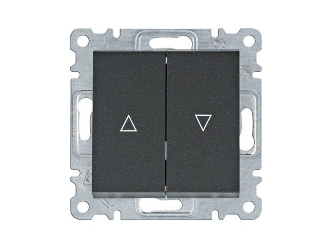 Luz | Interruptor Cego Preto Wl0313 Hager