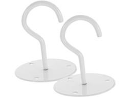 Conjunto De 2 Ganchos Metal Para Teto, Ideais Pendurar Sinos Vento, Ce