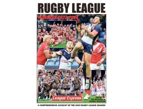 Livro Rugby League Yearbook 2023-2024 de Tim Butcher (Inglês)