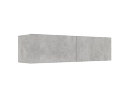 Tv Cabinet, Tv Cabinets Vidaxl Cinzeto Madeira Processada (n/a)