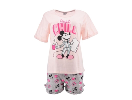 Pijama Mickey Rosa Tamanho M Sun City