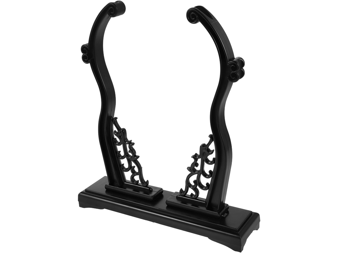 Suporte Para Leques Japoneses E Chineses Happyyami, Base De Resina Resistente Para Decoração Casa E Festas, Acessório