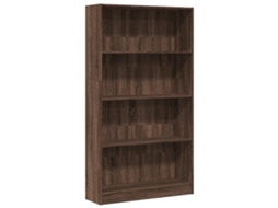 Estante Carvalho Castanho Madeira Derivados MAISON EXCLUSIVE 80x24x143 cm