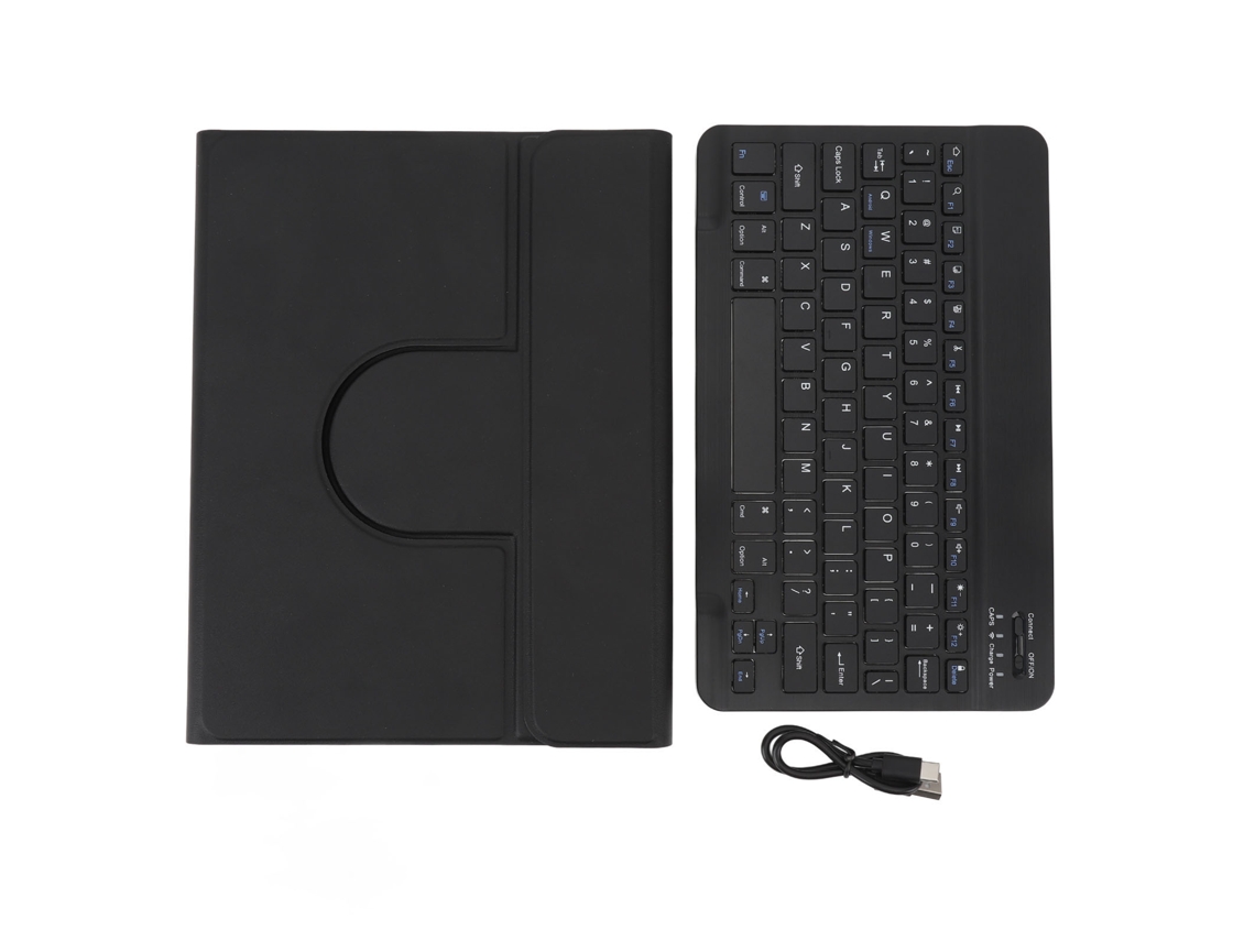 Funda de couro sintético para Blackview Tab 15 e Tab 15 Pro, protetora, anti-riscos, com ajuste de ângulo, azul | S/MARCA
