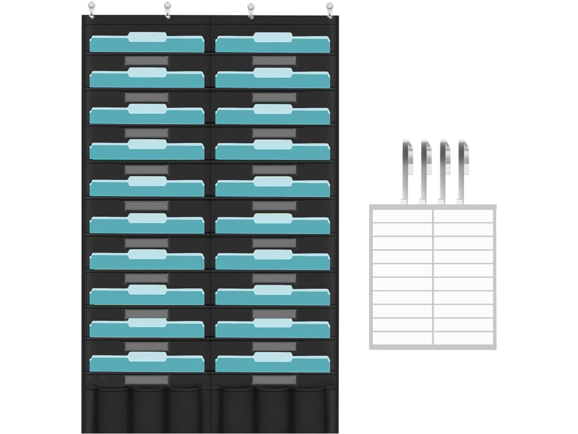 Organizador De Documentos De Parede, Quadro De Armazenamento Com 20 Bolsos, Organizador Que Gokoco