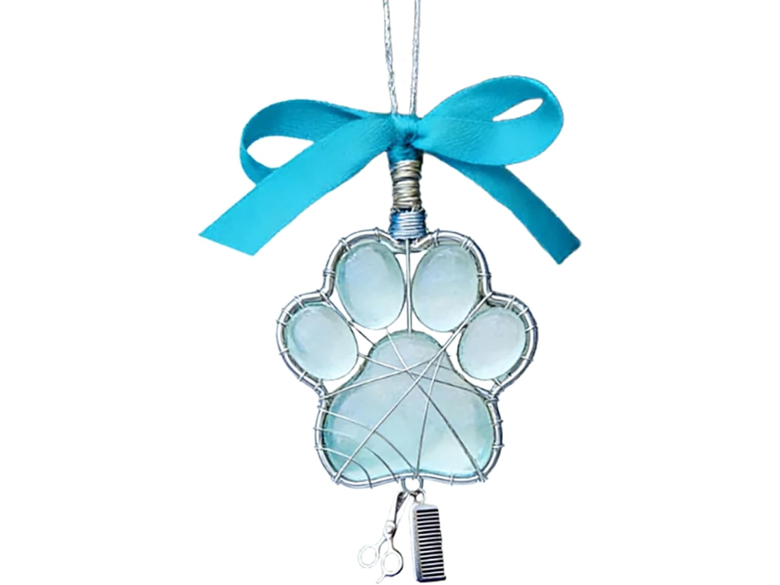 Enfeites De Natal Em Formato De Pata De Cachorro 2d Para Pendurar Na Árvore |
