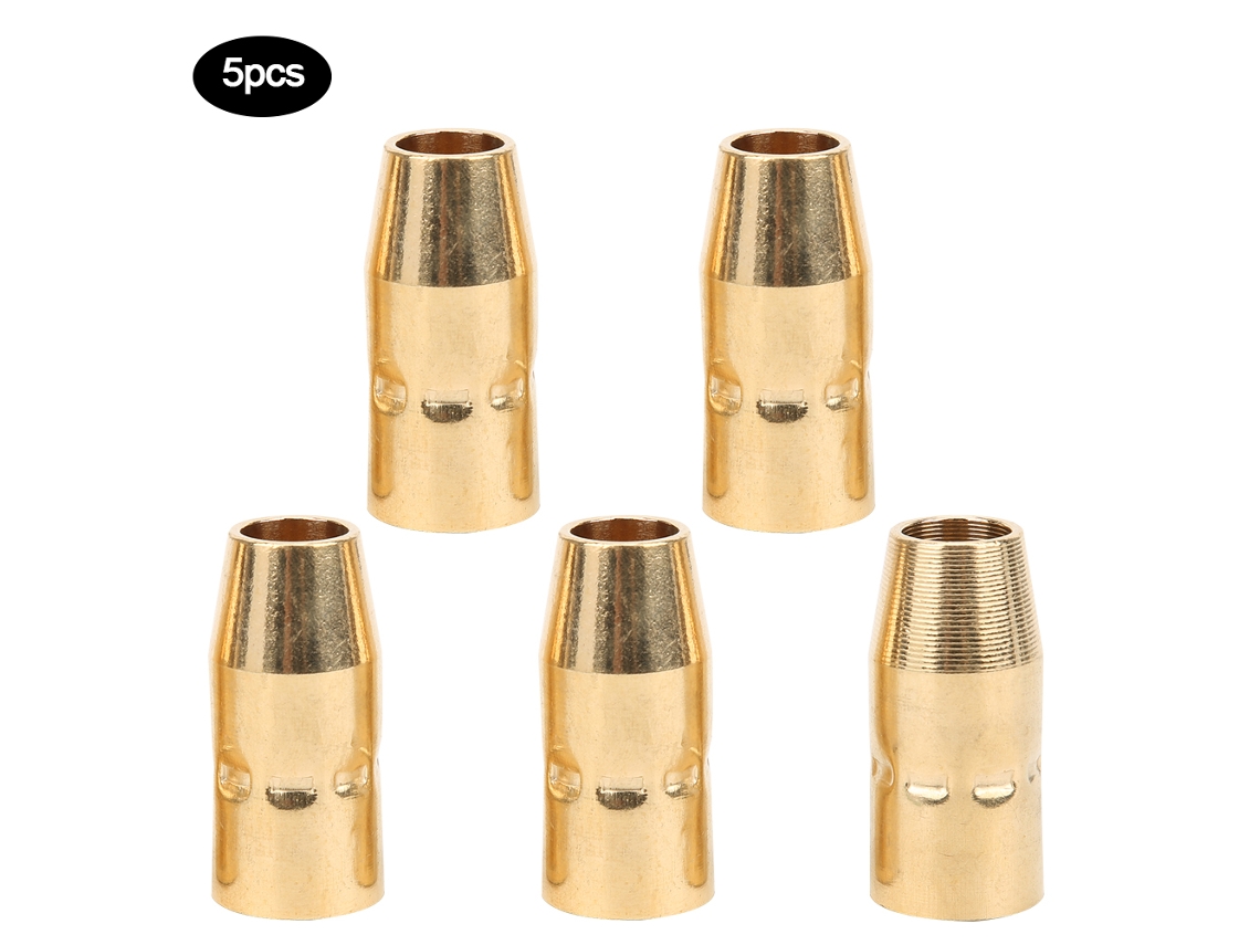 5 Peças Bico De Pistola De Solda De Latão Grosso Kit De Substituição Para H10/m100/m150