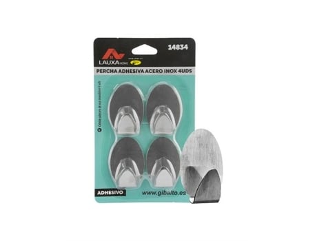 Cabides Multifuncionais Lauxa Home Em Aã§o Inoxidã¡vel, 1 Kg, Pacote Com 12 Unidades . (4 Unidades)