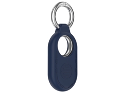 Capa Para Samsung Galaxy Smarttag 2 Location Tracker Protetora De Silicone Portátil Azul Meia-noite