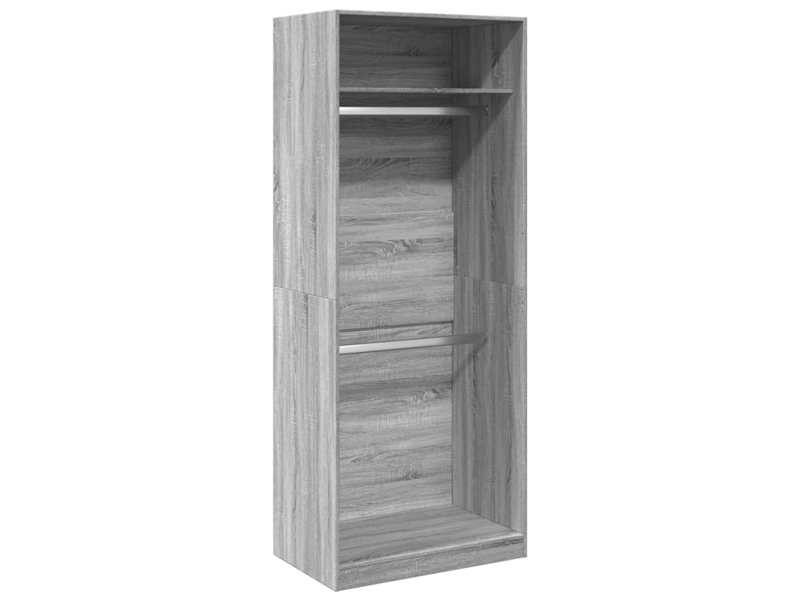 Roupeiro Cinzento Sonoma MAISON EXCLUSIVE em derivados de madeira 80x50x200 cm