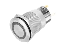 Interruptor Push button de Latão Azul 40un