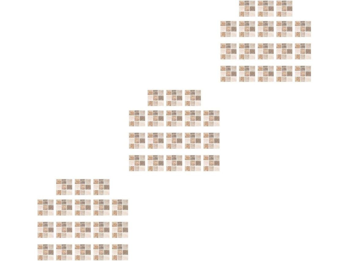 Conjunto De 54 Adesivos De Parede Com Efeito De Azulejo, À Prova D'água, Para Cozinha.