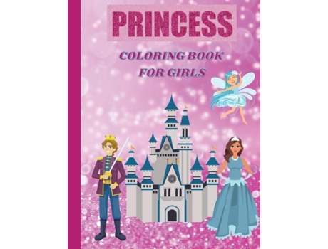 Livro Princess Coloring Book For Girls De Guillory Griffin (inglês)